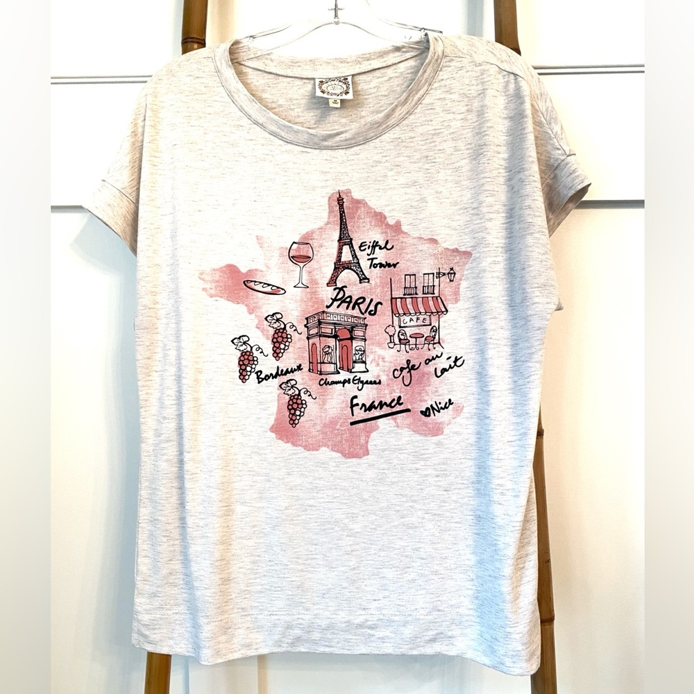 Tru Self Women’s Paris Eiffel Tower Soft T-shirt